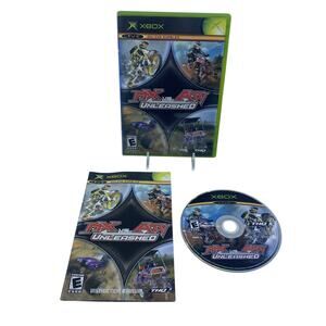 MX vs. ATV Unleashed (Original Xbox) Black Label CIB Complete in Box Tested